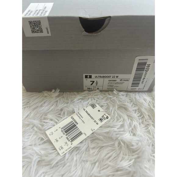 ADIDAS Size 7.5 Ultraboost 22 W Crystal White Turbo Women’s Running shoe - Picture 8 of 8